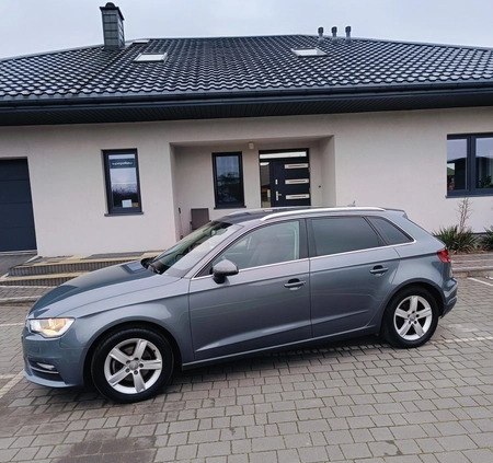 Audi A3 cena 39700 przebieg: 214000, rok produkcji 2013 z Płock małe 667